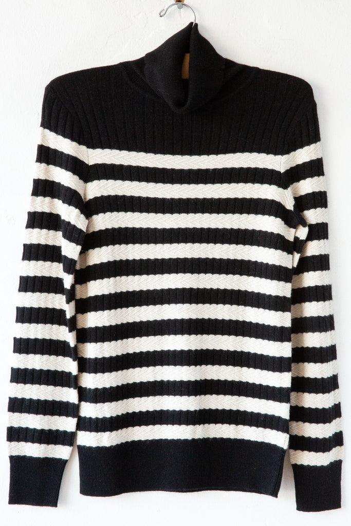 Lingua Franca Morrissey Stripe Turtleneck