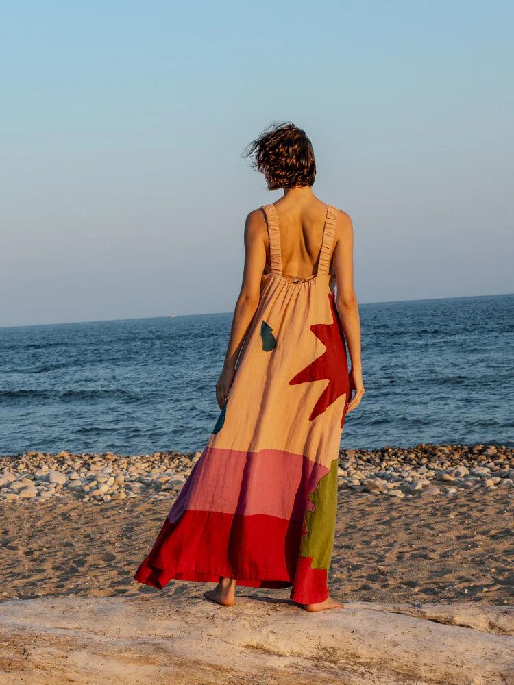 Lingua Franca Patmos Patch Dress