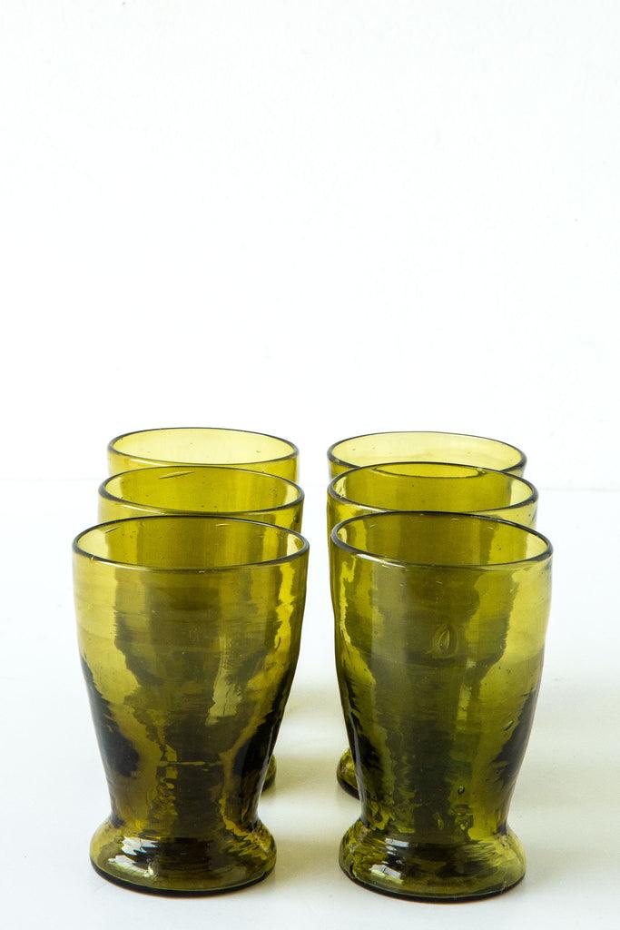 Lost & Found Bubble Glass Olive