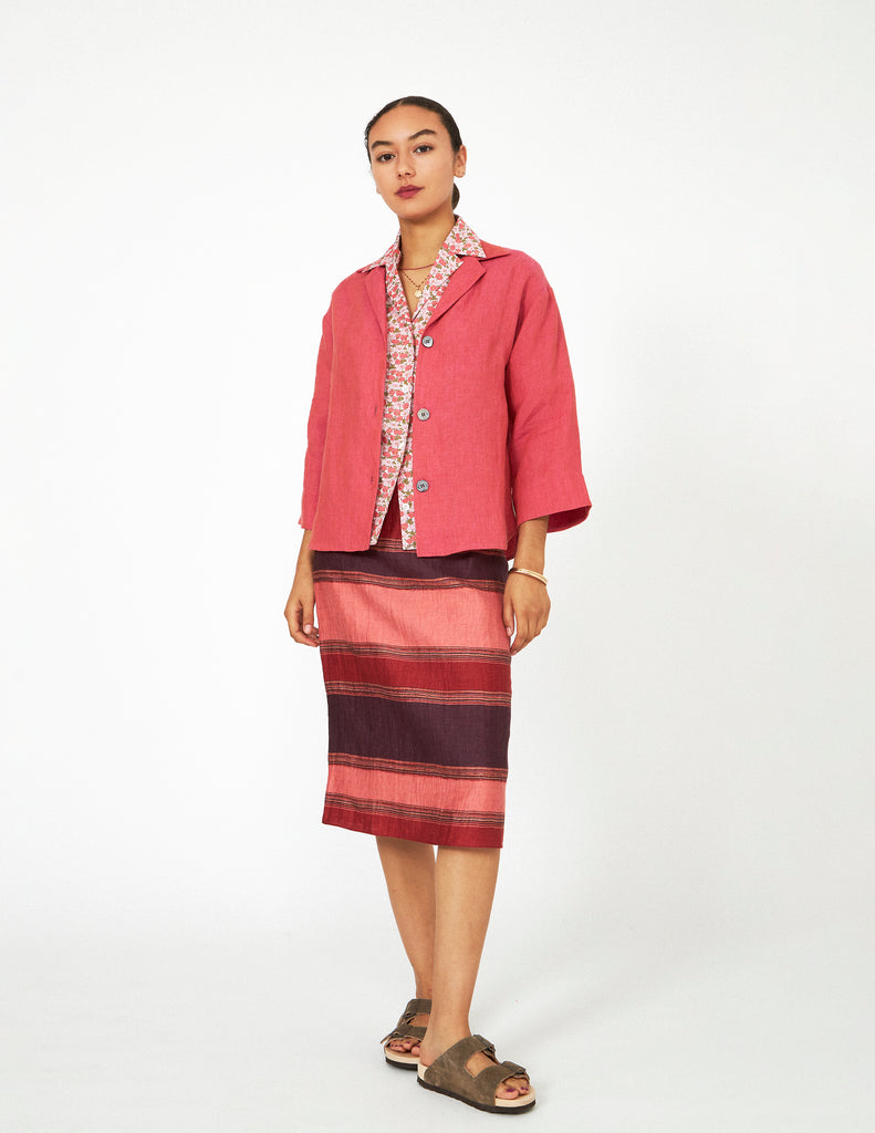 Lost & Found Collection Linen Shirt Jacket