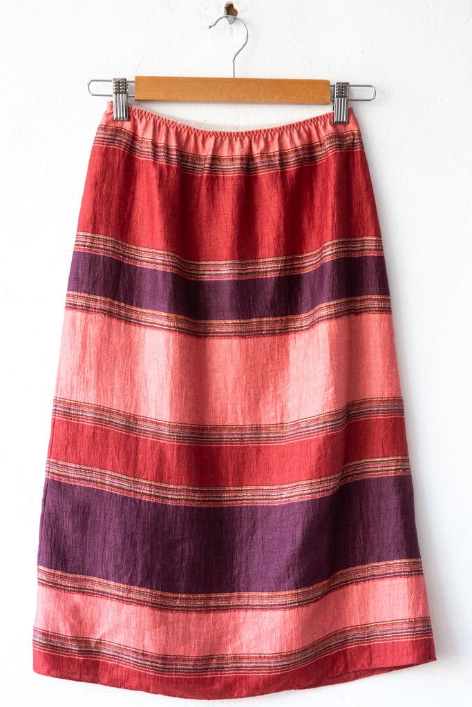 Lost & Found Collection Variegated Stripe Slip Skirt