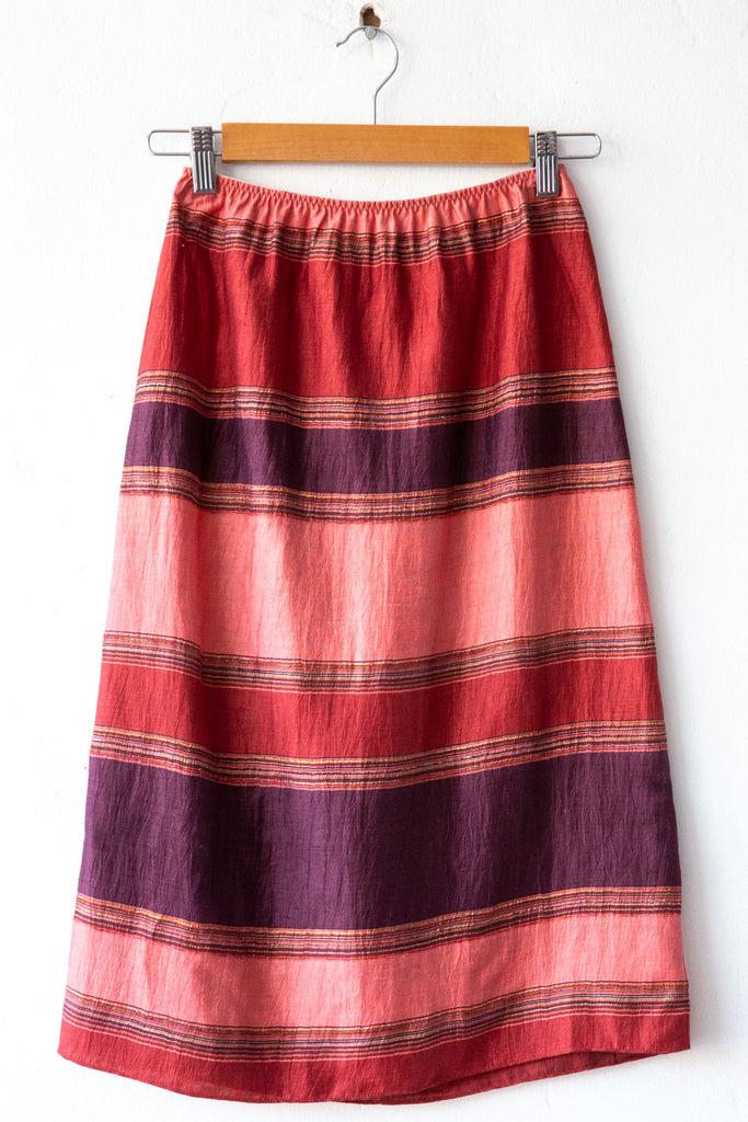 Lost & Found Collection Variegated Stripe Slip Skirt
