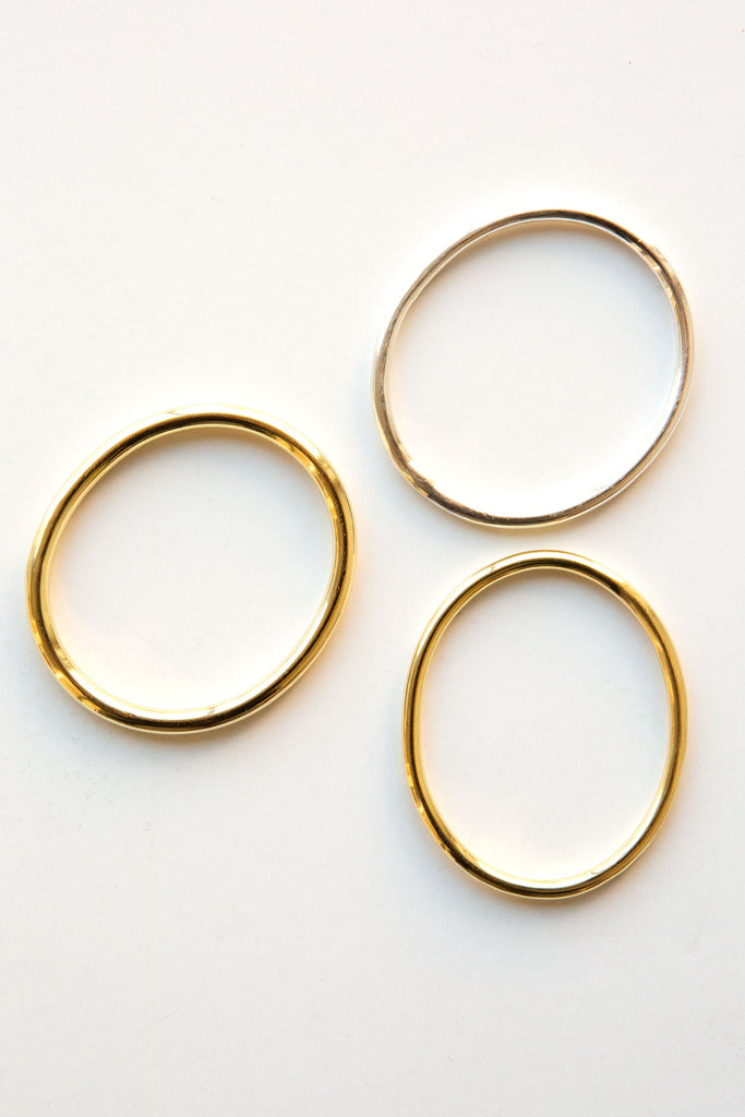 Lost & Found Gold Bangle 1/4"