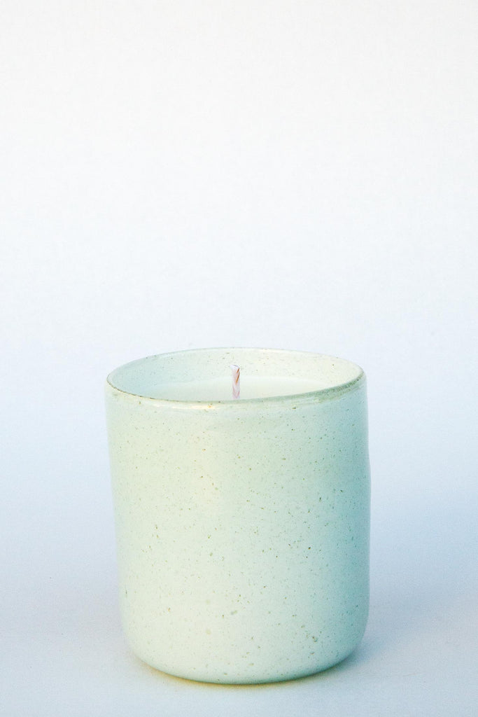 Lost & Found Home Blown Glass Candle