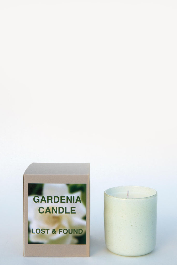 Lost & Found Home Blown Glass Candle