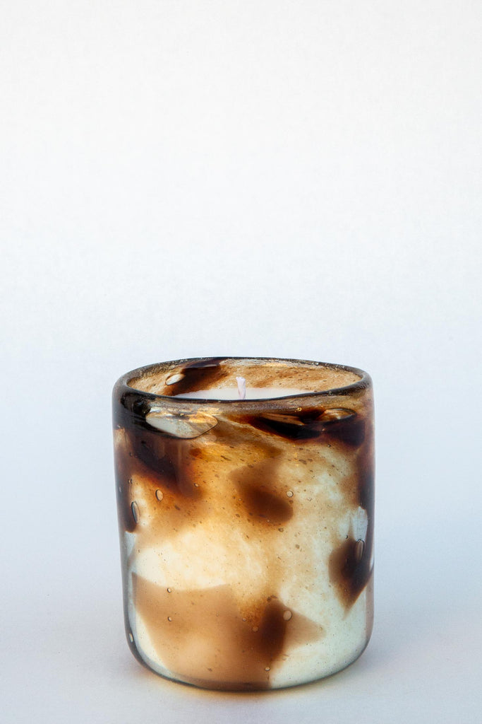 Lost & Found Home Blown Glass Candle