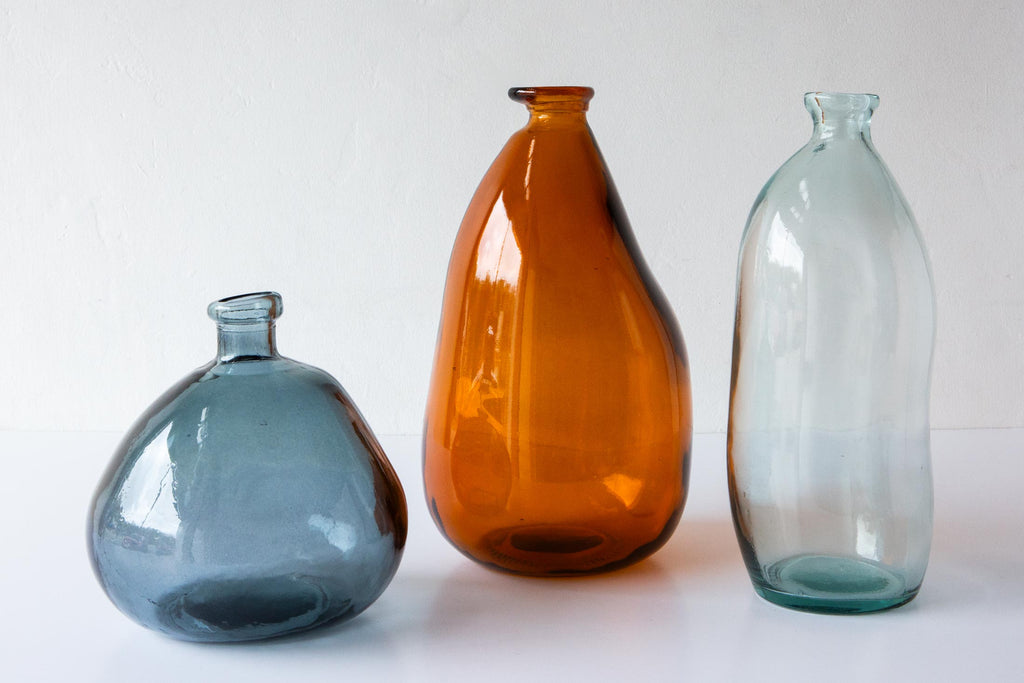 Lost & Found Home Round Blown Glass Vase
