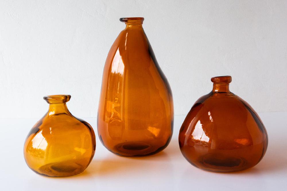 Lost & Found Home Round Blown Glass Vase