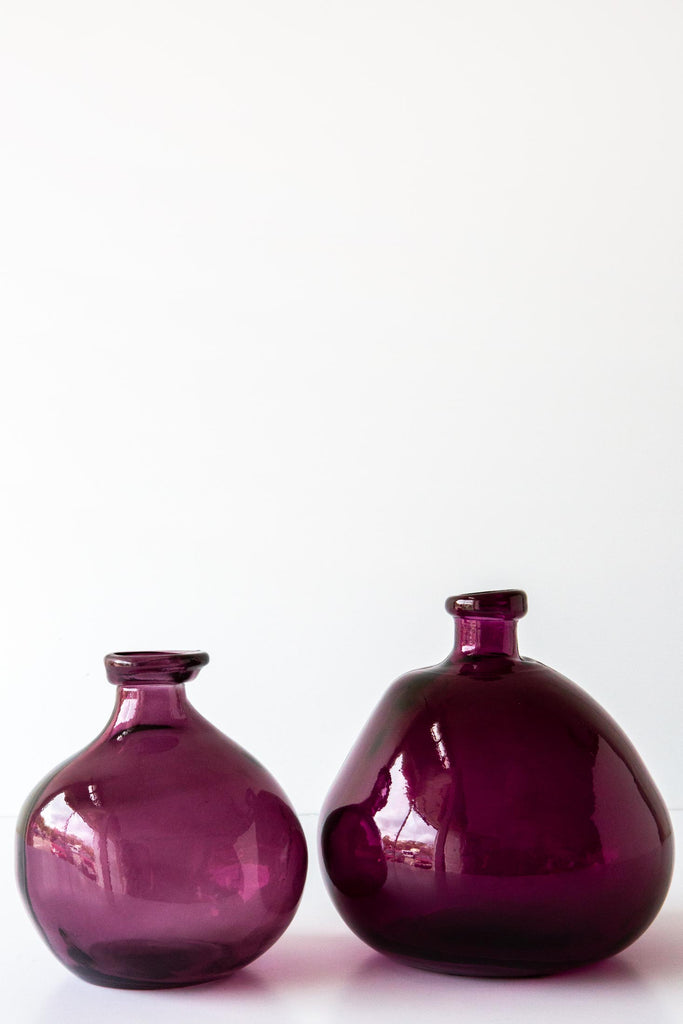 Lost & Found Home Round Blown Glass Vase