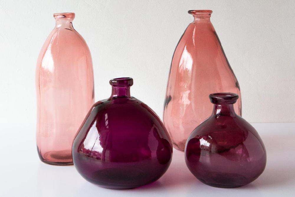 Lost & Found Home Round Blown Glass Vase