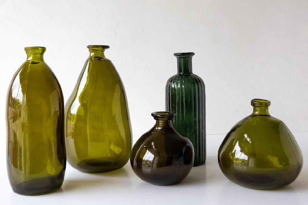 Lost & Found Home Round Blown Glass Vase