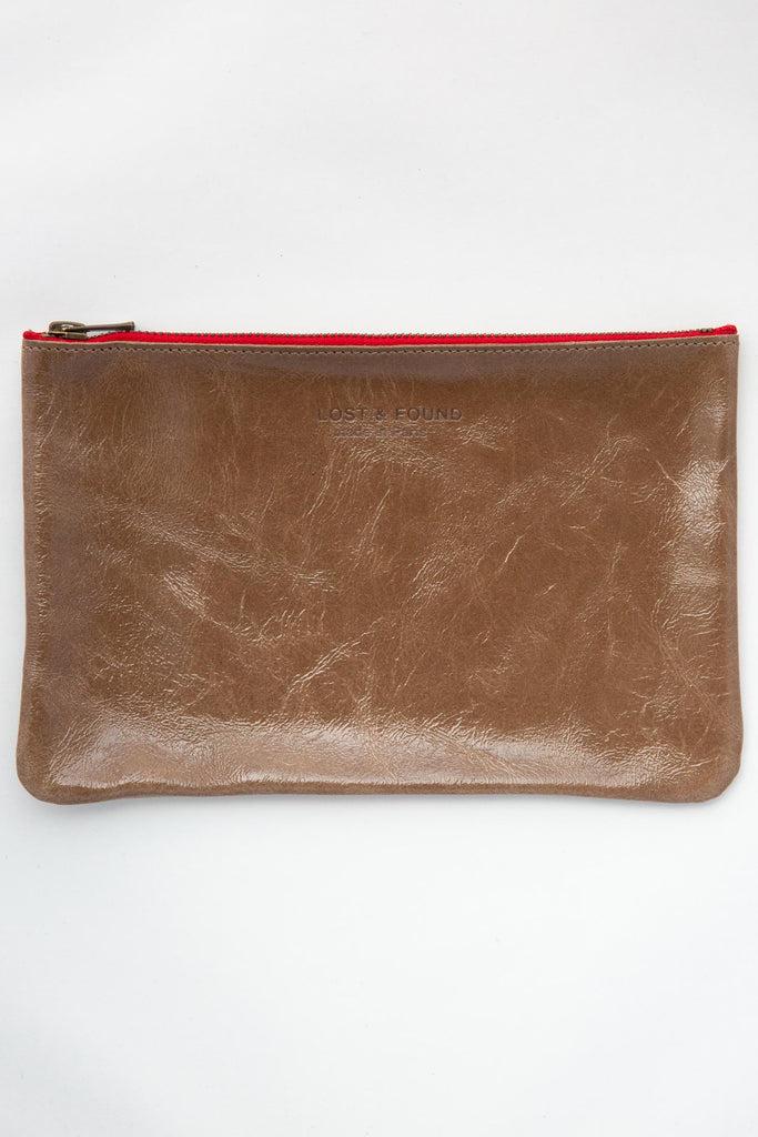 Lost & Found Leathergoods Patent Leather Pouch