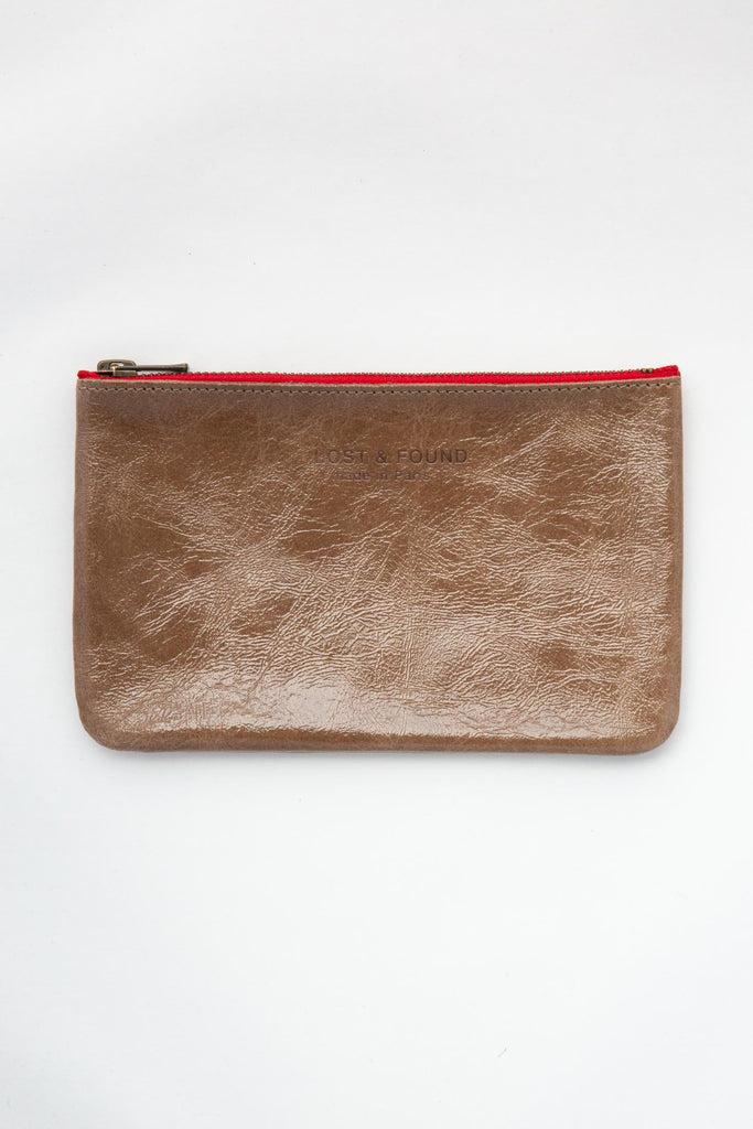 Lost & Found Leathergoods Patent Leather Pouch