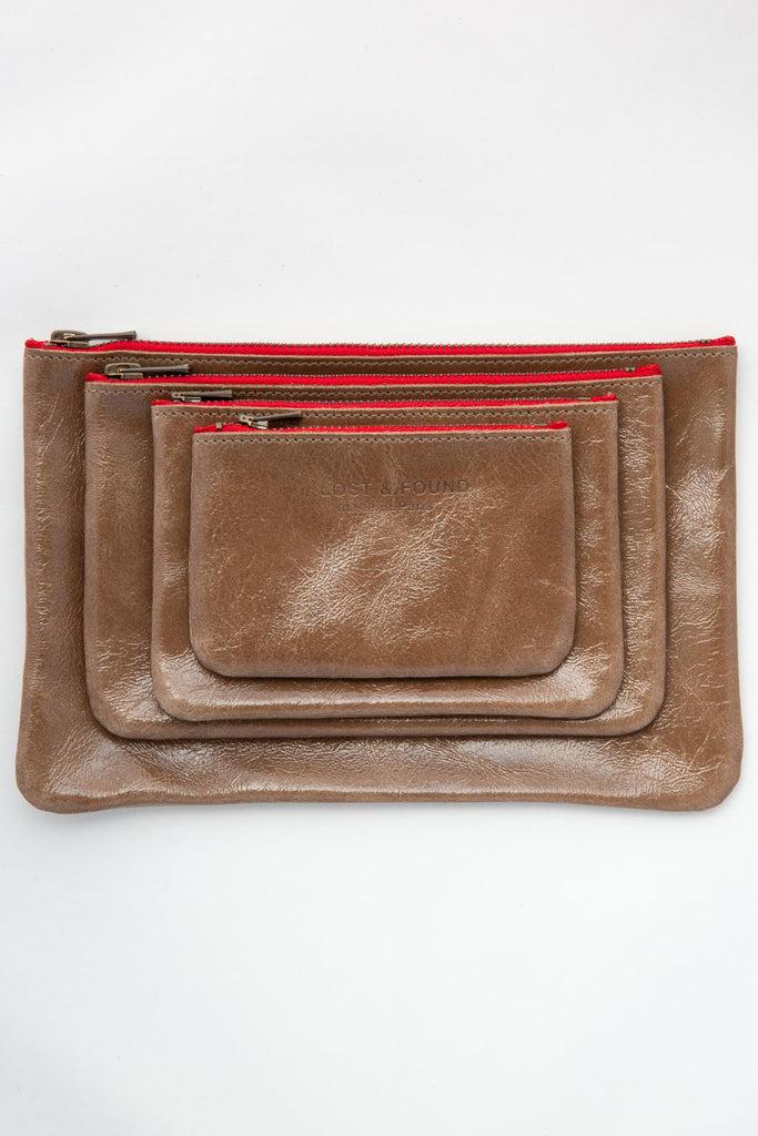 Lost & Found Leathergoods Patent Leather Pouch