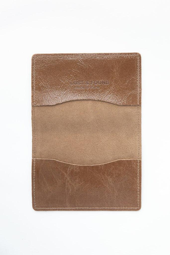 Lost & Found Leathergoods Patent Passport Holder