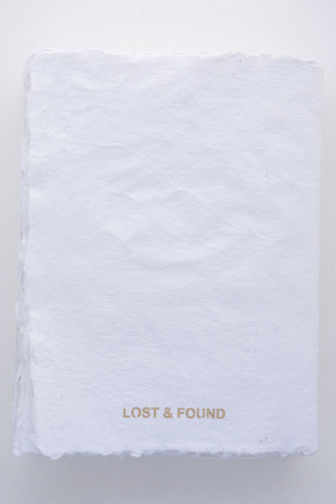 Lost & Found Paper Journal Blanc