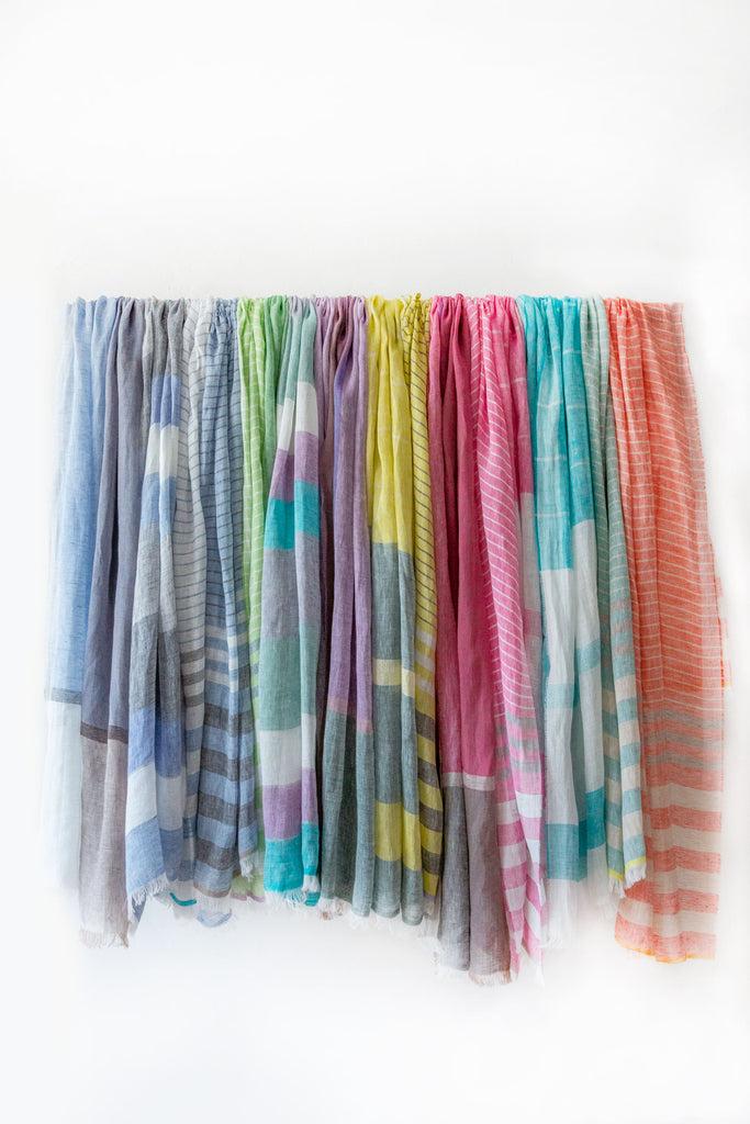 Lost & Found Scarves Lurex Stripe Scarf