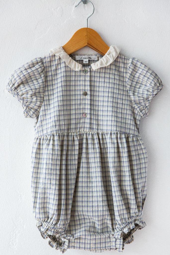 Louisella Lucie Plaid Romper