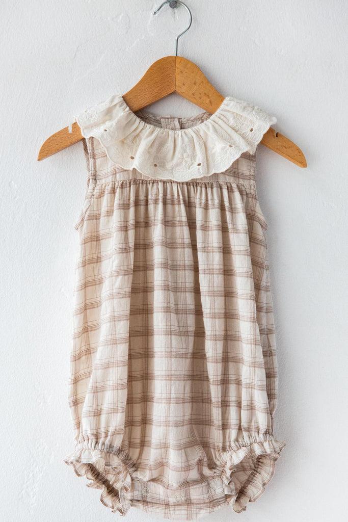 Louisella Molly Plaid Romper