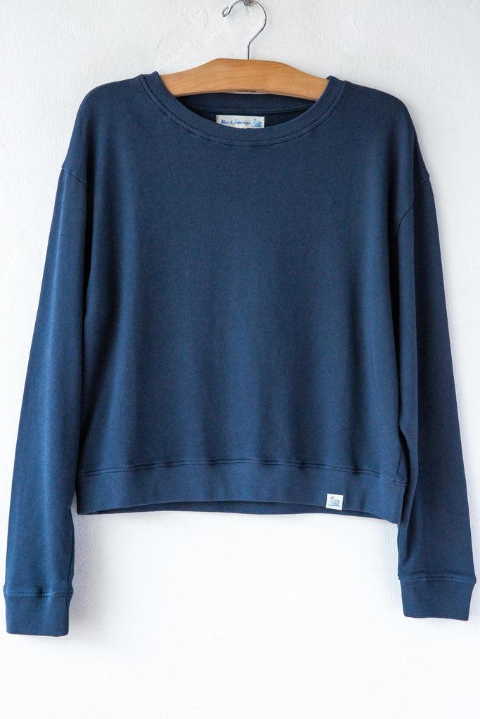 Merz B Schwanen Crop Crew Sweatshirt