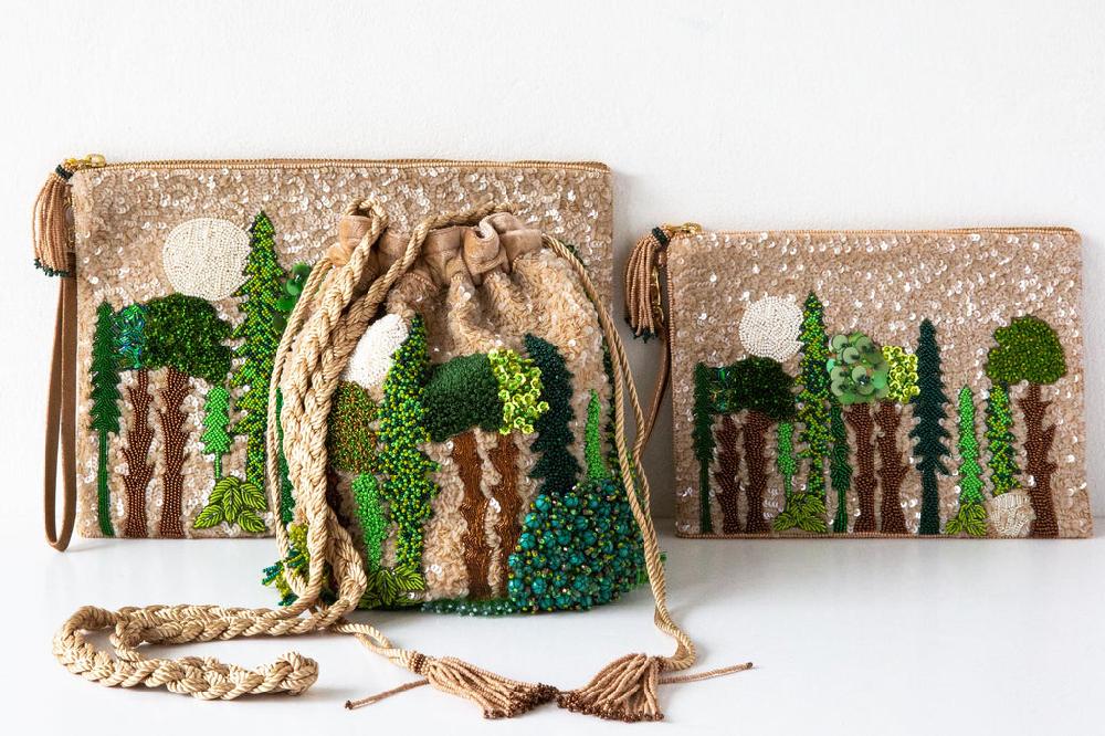 Olivia Dar Forest Pouch