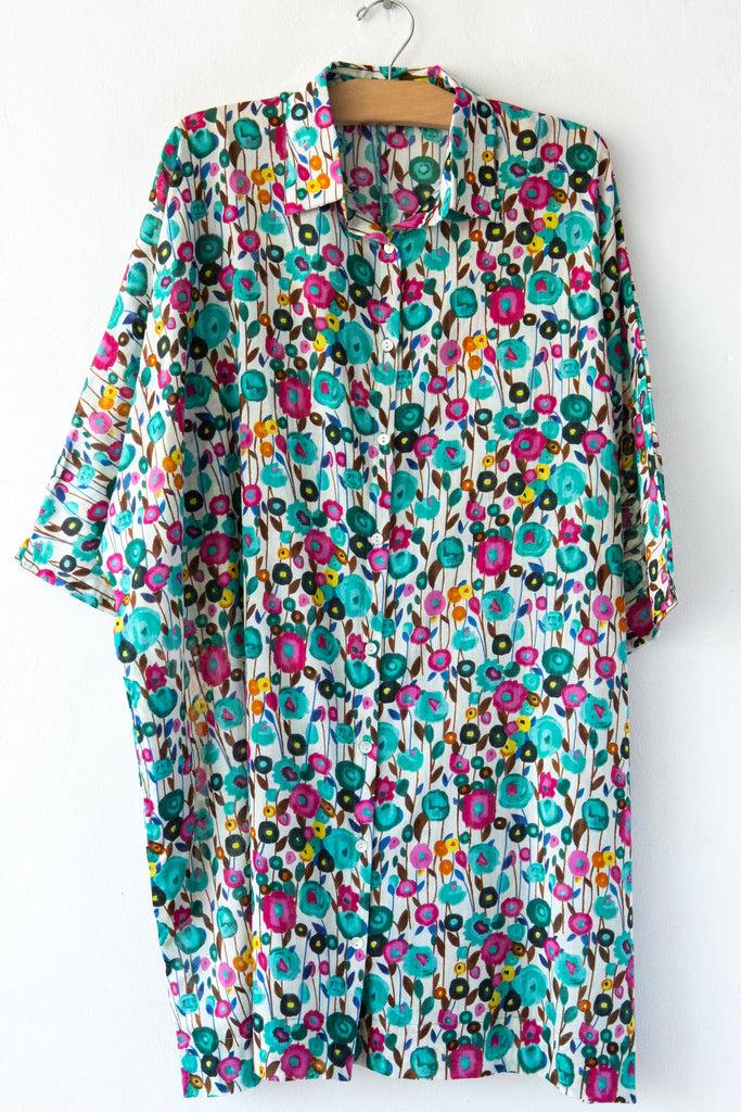 Palme Floral Shirtdress