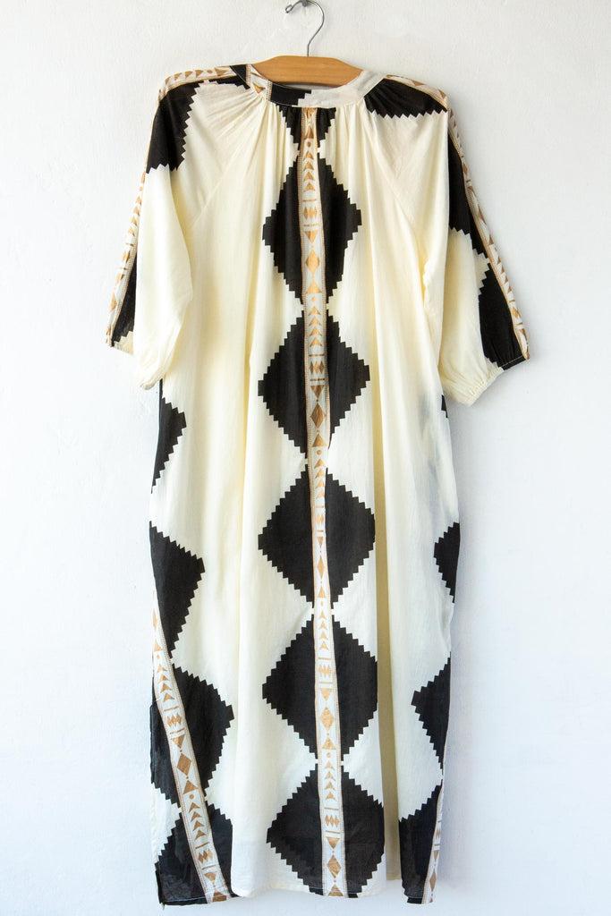 Palme Giant Ikat Caftan