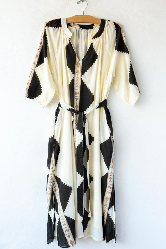 Palme Giant Ikat Caftan