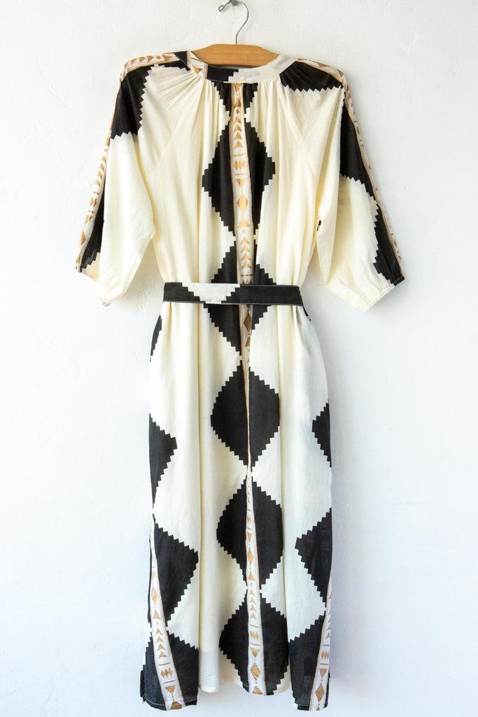 Palme Giant Ikat Caftan