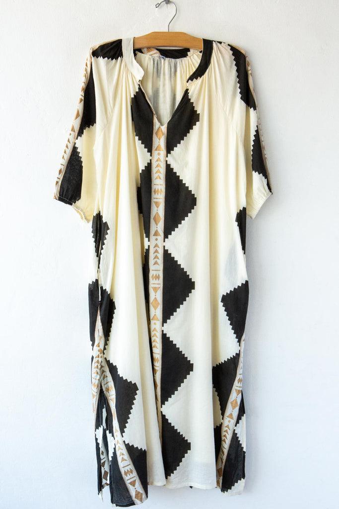 Palme Giant Ikat Caftan