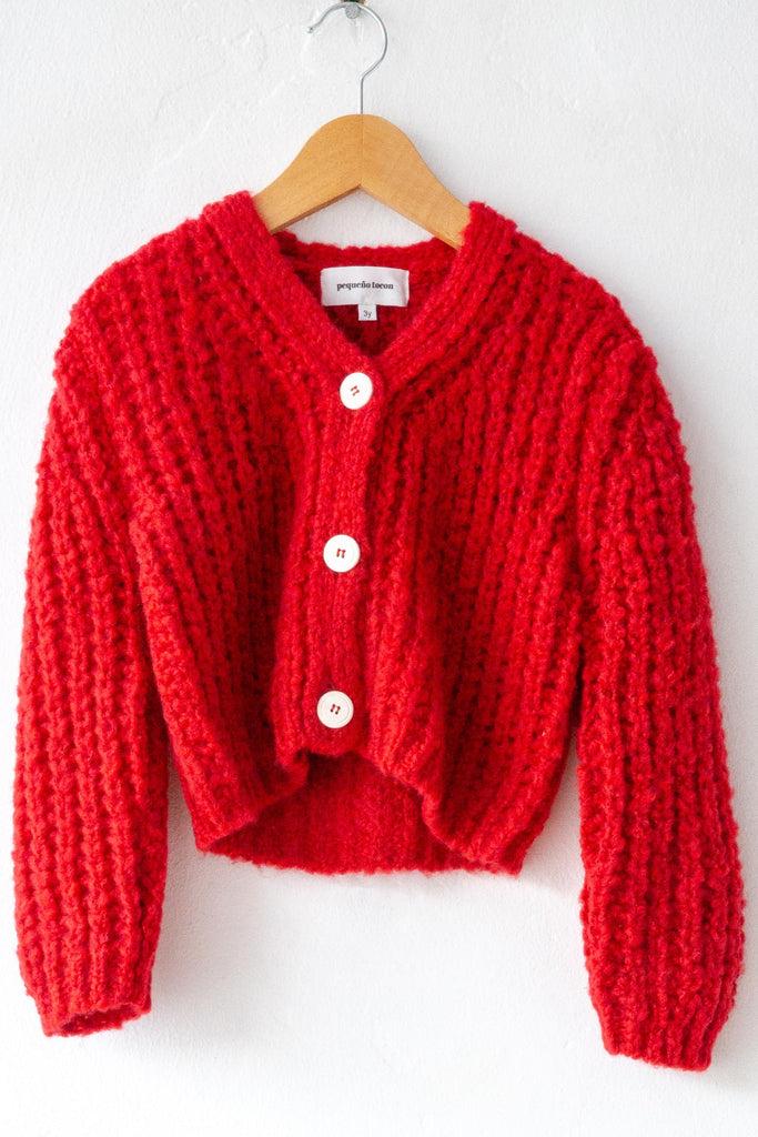 Pequeno Tocon Knit Button Cardigan