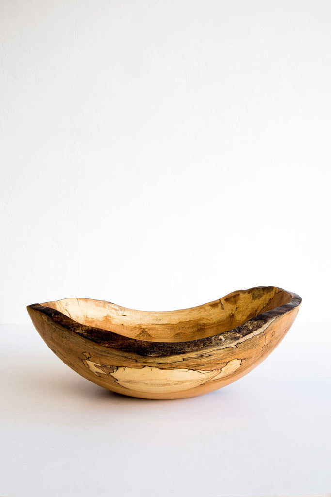 Peterman Live Edge Oval Bowl