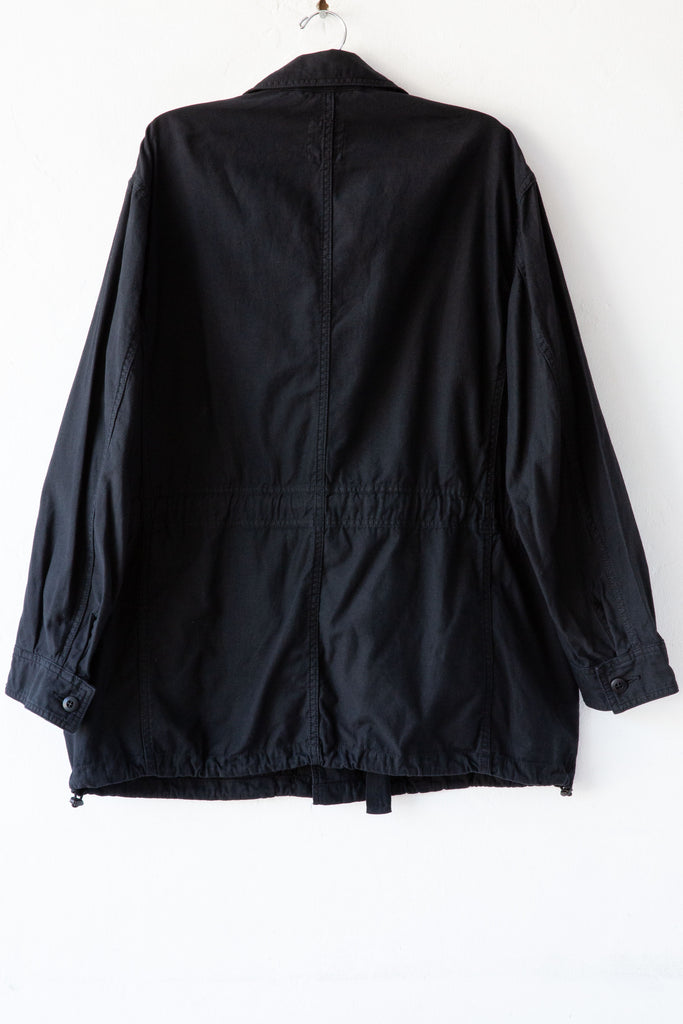 Sage De Cret Crepe Military Jacket