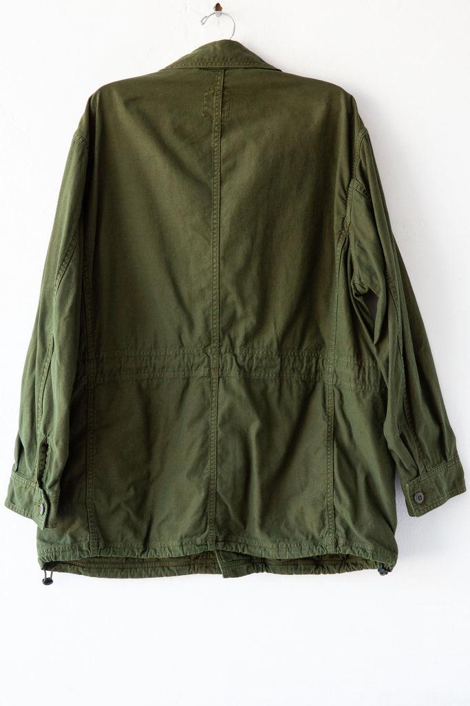 Sage De Cret Crepe Military Jacket