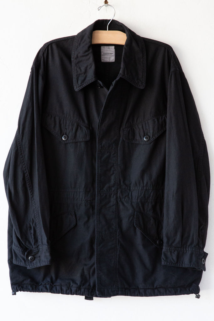 Sage de Cret Crepe Military Jacket