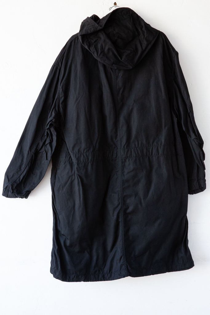 Sage De Cret Waxed Military Coat