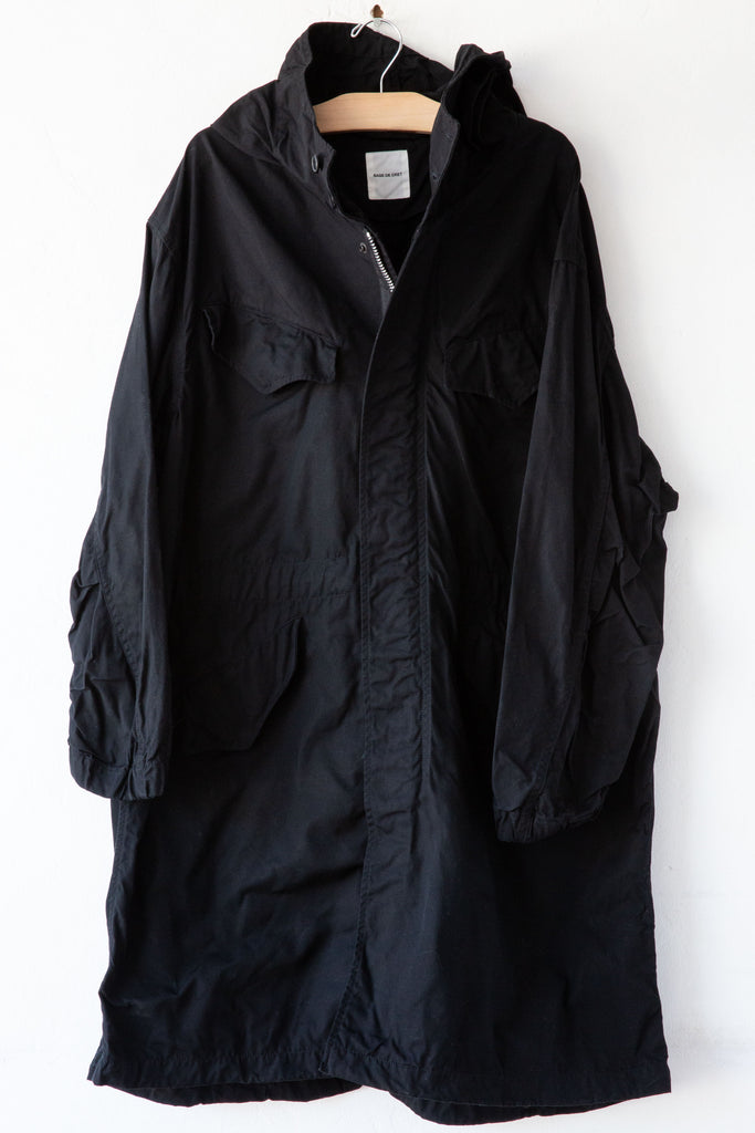 Sage de Cret Waxed Military Coat