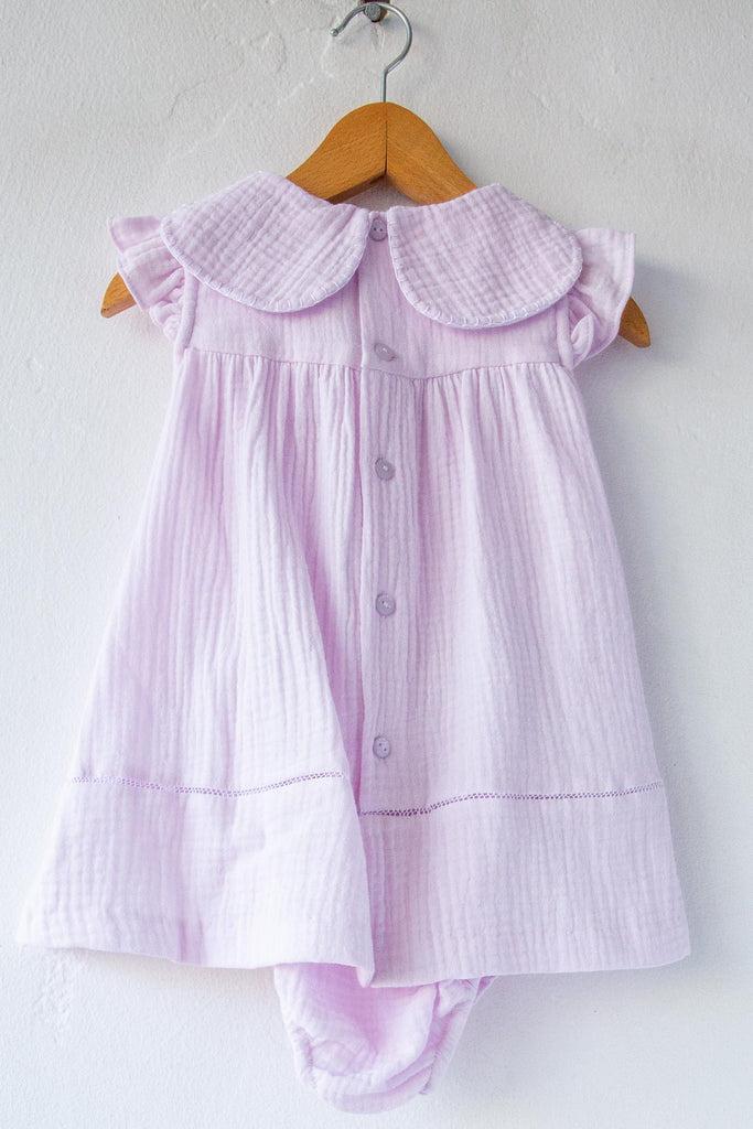 Sophie & Lucas Cuddle Cotton Petal Romper