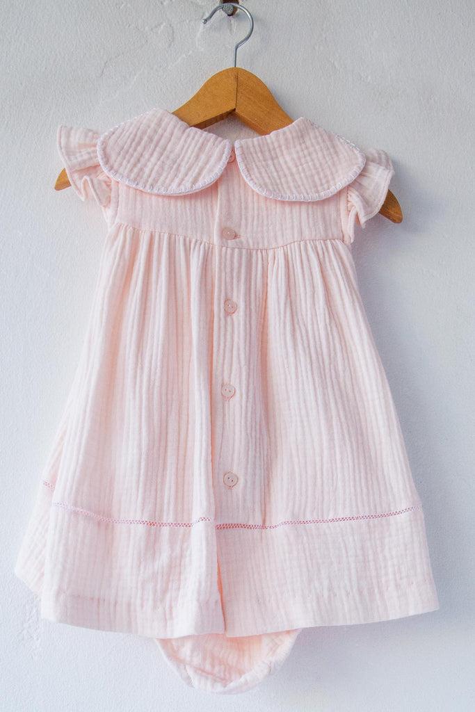 Sophie & Lucas Cuddle Cotton Petal Romper