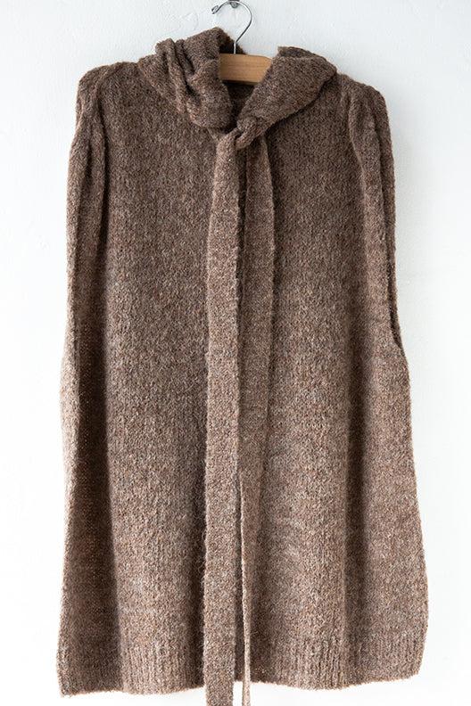 Thibault Van Der Straete Alpaca Hooded Poncho