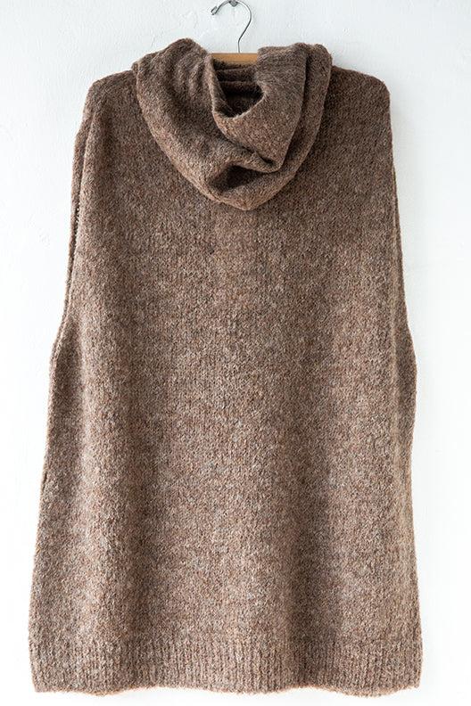 Thibault Van Der Straete Alpaca Hooded Poncho