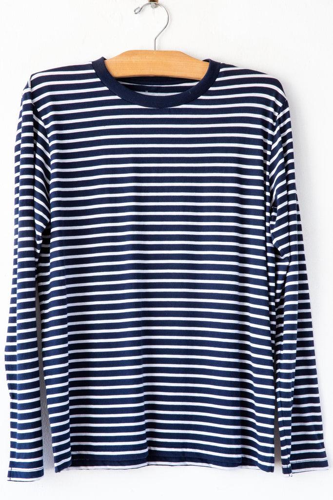 Thibault van der Straete Striped L/S Crew