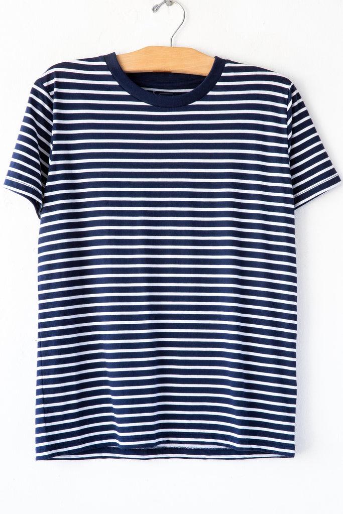 Thibault van der Straete Striped S/S Crew