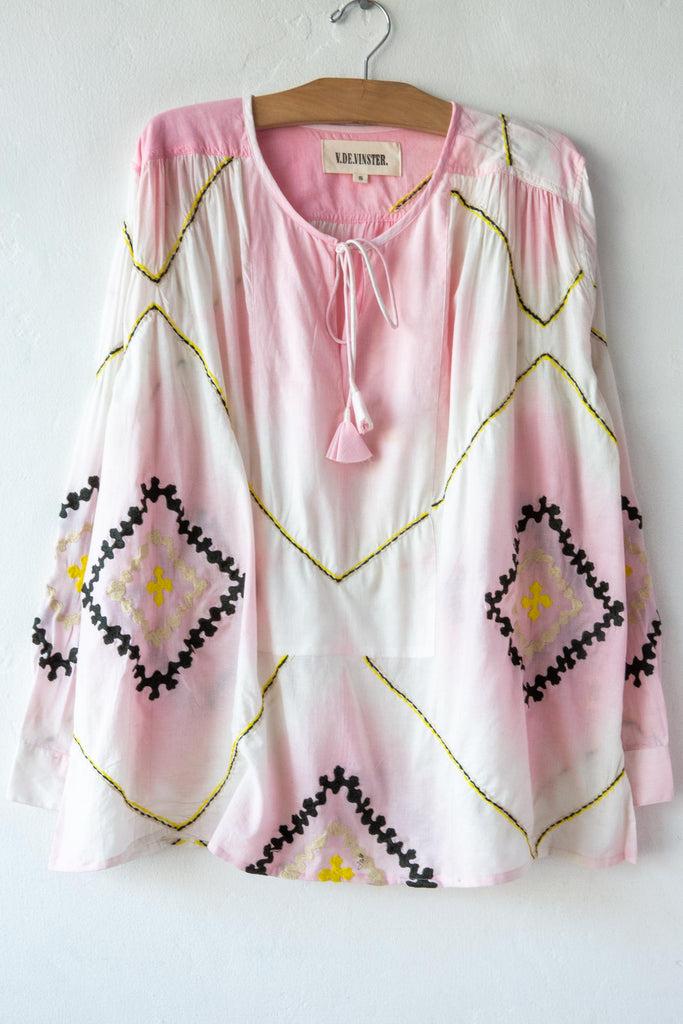 V De Vinster Krishna Emb Blouse