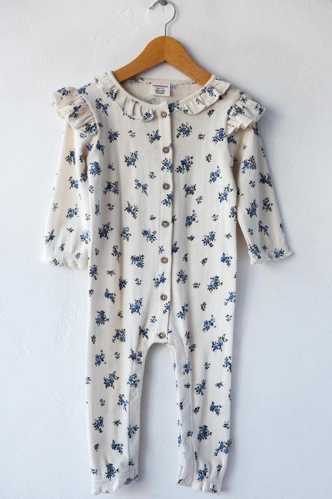 Viverano Organics Delicate Floral Jumpsuit