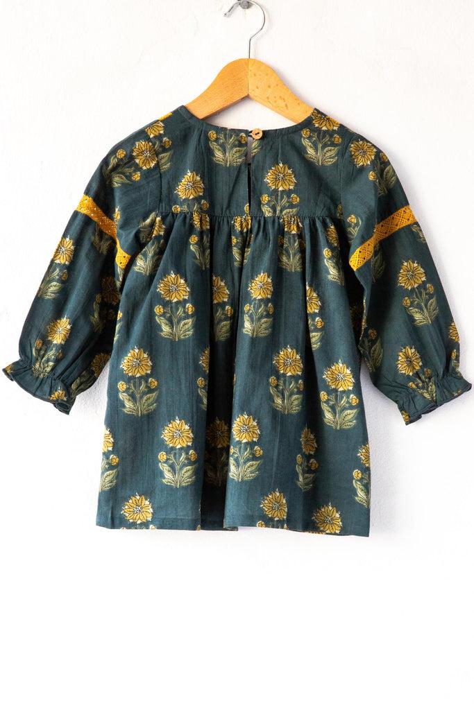 Yo Baby Floral Emb Dress + Bloomer