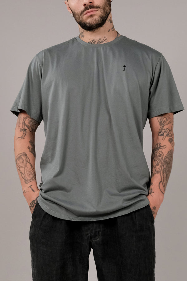 lost in paradise 21 Scoop Tee Grey