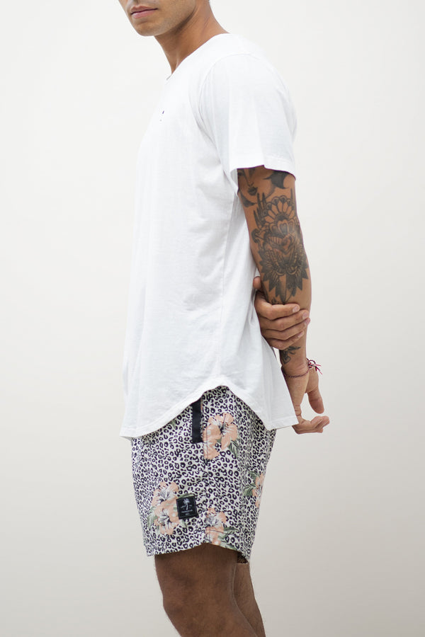 Lost In Paradise 21 Scoop Tee White