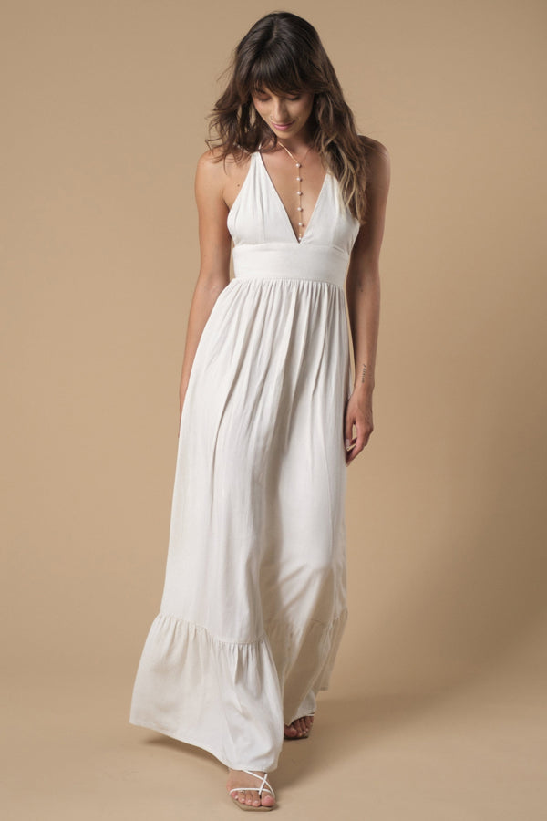 Lost In Paradise Adalite Dress Cream
