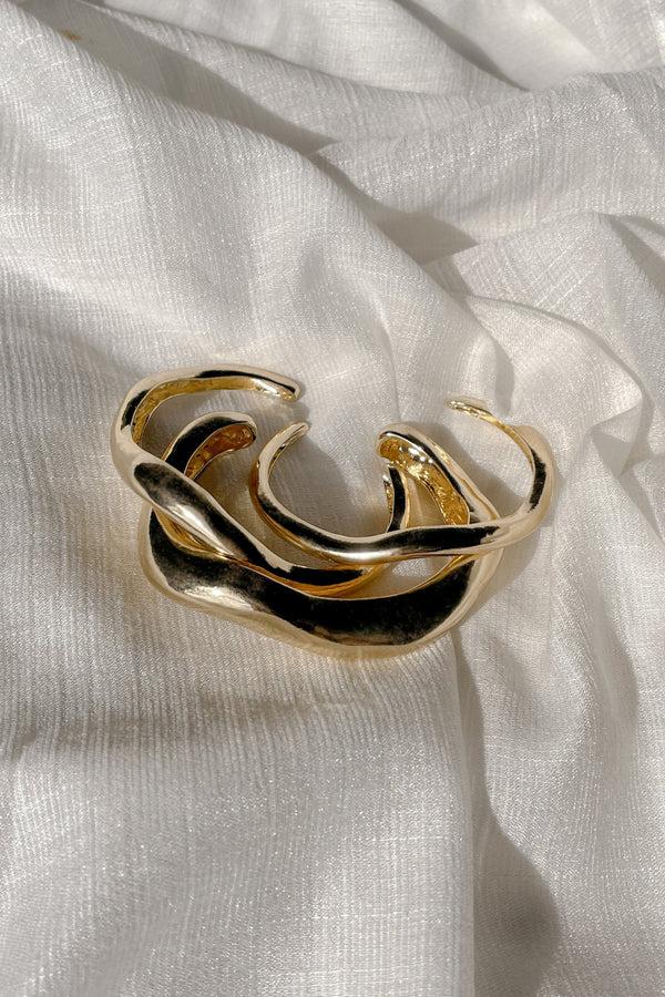 lost in paradise Allure Bangle Set Gold